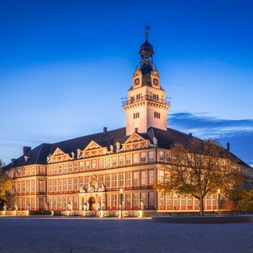 Schloss Wolfenbüttel bei Nacht